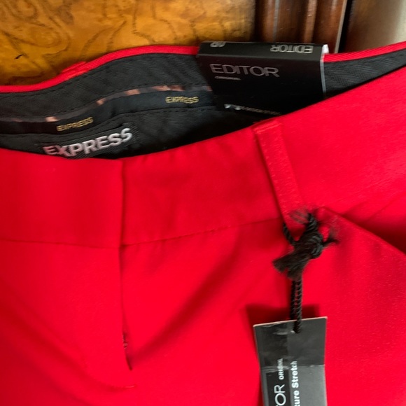 Red Express Editor Pants - Picture 2 of 8